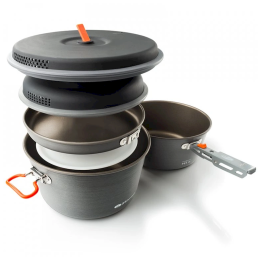 Set di stoviglie GSI Outdoors Pinnacle Ceramic Base Camper Large