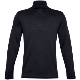 Felpa da uomo Under Armour Storm SF 1/2 Zip nero Black / Black / Black