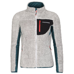 Felpa tecnica da donna Progress Alva grigio šedý melír/petrol