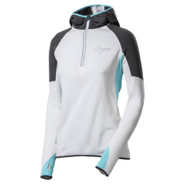 Felpa da donna Progress Victoria 23PK bianco White/Gray/StModrá