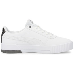 Scarpe da donna Puma Carina Raw Metallics bianco white