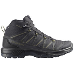 Scarpe da trekking da uomo Salomon Exraise Mid Gtx nero/verde Black / Black / Olive Night