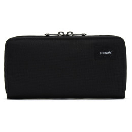 Portafoglio Pacsafe RFIDsafe Continental Wallet nero jet black