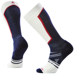 Calze da sci Smartwool Ski Full Cushion OTC Socks blu/bianco DEEP NAVY