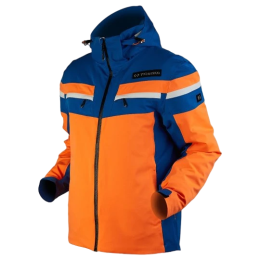 Giacca da uomo Trimm Fusion arancione signal orange/jeans blue/white