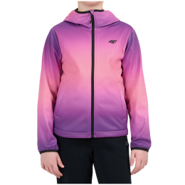 Giacca softshell per bambini 4F Softshell Jacket F603 Multicolour 3 Allover rosa Multicolour 3 Allover