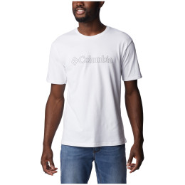 Maglietta da uomo Columbia Pacific Crossing™ II Graphic SS Tee bianco White, CSC Outlined Graphic