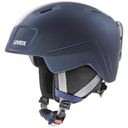Casco da sci per bambini Uvex Heyya Pro blu scuro race midnight - silver mat