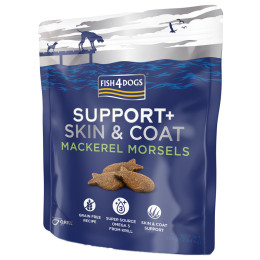 Snack per cani Fish4Dogs Coat Mackerel Morsels 225g