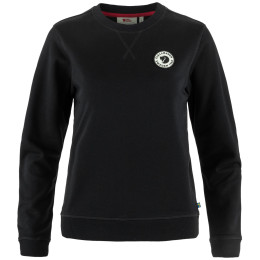 Felpa da donna Fjällräven 1960 Logo Badge Sweater W nero Black