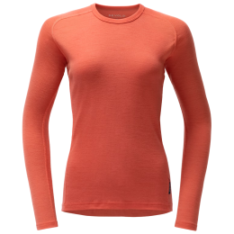 Maglietta sportiva da donna Devold Adventure Merino 190 Shirt Wmn arancione Coral