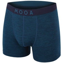 Boxer da uomo MOOA MerinoSilk 4in blu legion blue melange