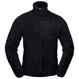 Felpa da uomo Norrona femund warm3 Jacket nero Caviar Black