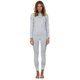 Intimo termico da donna Fundango Seamless Baselayer Set bianco ivory