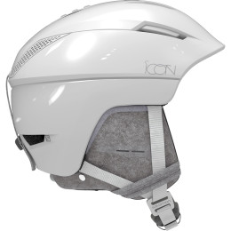 Casco da sci da donna Salomon Icon² C. Air bianco WhiteGlossyPremium