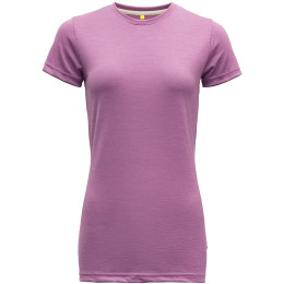 Maglietta sportiva da donna Devold Eika Woman Tee viola Iris