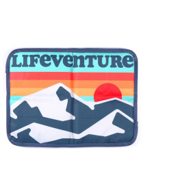 Tappetino per seduta LifeVenture Sit Mat blu Retro