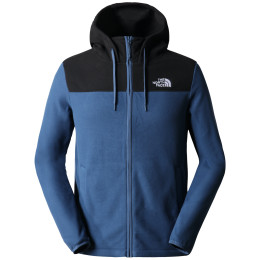 Felpa da uomo The North Face M Homesafe Full Zip Fleece Hoodie blu Shady Blue/Tnf Black