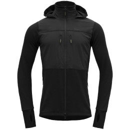 Giacca softshell da uomo Devold Herøy Hybrid Merino Jkt Man nero Caviar
