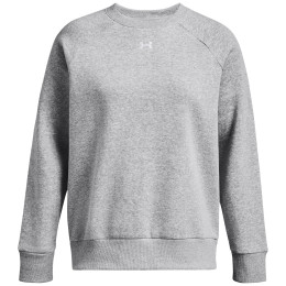 Felpa da donna Under Armour Rival Fleece Crew grigio Mod Gray Light Heather / / White