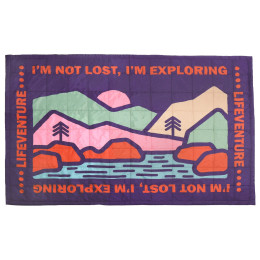 Coperta LifeVenture Sundown Berber Lined Blanket viola Mountain