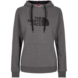 Felpa da donna The North Face Drew Peak Pullover Hoodie (2019) grigio scuro Tnfmdgryhtr(Std)/Vintgwht