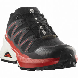 Scarpe da uomo Salomon Speedcross Peak nero Black / Asphalt / Fiery Red
