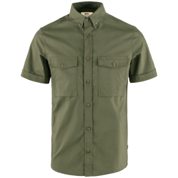 Camicia da uomo Fjällräven Övik Air Stretch SS Shirt M verde Laurel Green