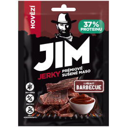 Carne secca Jim Jerky Jerky carne essiccata BBQ 23g