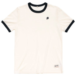 Maglietta Devold Archive Ringer Tee bianco WHITE/INK