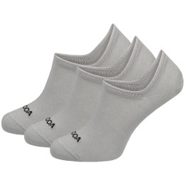 Calze MOOA Essential Invisible 3-pack grigio grey