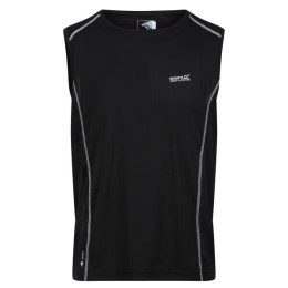 Canotta da uomo Regatta Breckenlite nero Black
