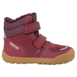 Stivali invernali per bambini Viking Outdoor Footwear Rowan Barefoot Warm WP 2V Wine bordeaux Wine