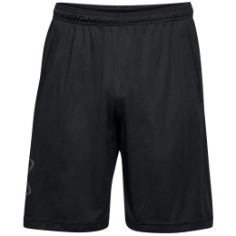 Pantaloncini da uomo Under Armour Tech Graphic Short nero Black//Graphite