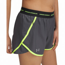 Pantaloncini da donna Under Armour Fly By 3'' Novelty Short grigio Grey