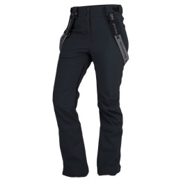 Pantaloni da sci da donna Northfinder Paola nero Black