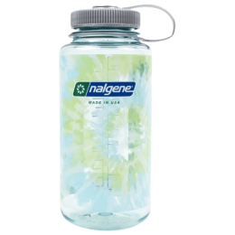 Borraccia Nalgene Wide Mouth Tie-Dye Print 1000 ml azzurro Seafoam w/Platinum Blue Tie Dye