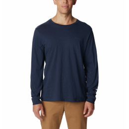 Maglietta da uomo Columbia CSC Basic Logo™ LS Sleeve blu scuro Collegiate Navy, CSC Sleeve Logo