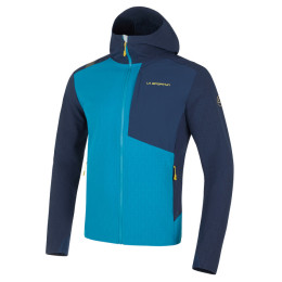 Giacca da uomo La Sportiva Descender Storm Jkt M (2023) blu/azzurro Crystal/Night Blue