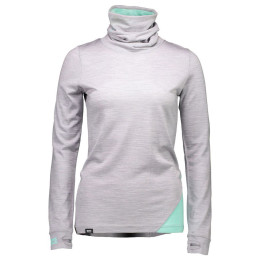 Maglione con collo alto da donna Mons Royale Cornice Rollover LS Vert