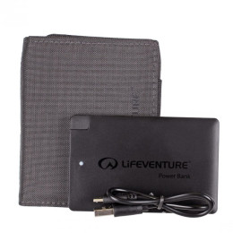Portafoglio LifeVenture RFID Charger Wallet grigio Grey