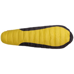 Sacco a pelo in piuma Warmpeace Viking 1200 170 cm giallo/nero Yellow/Gray/Black