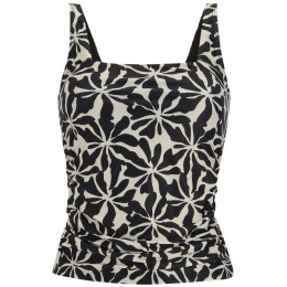 Costume da bagno da donna Regatta Loria Tankini Top nero/beige AbstrctFlorl