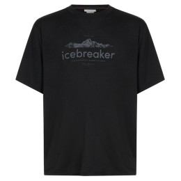 Maglietta funzionale da uomo Icebreaker Men M 150 Tech Lite SS Rlxd T ibHeritage nero Black