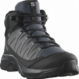 Scarpe da uomo Salomon X-Adventure Coldrush Waterproof grigio Asphalt / Black / Alloy