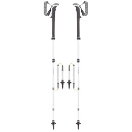 Bastoncini da trekking Leki Micro Vario Carbon Lady AS nero WhiteLightanthraciteSilver