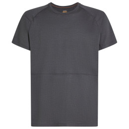 Maglietta funzionale da uomo Icebreaker M Mer 200 Waffle Elevation SS Tee grigio Obsidian