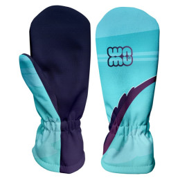 Guanti softshell per bambini WAMU Dragon Fantasy blu BLUE