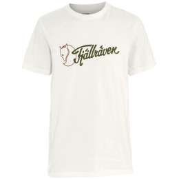 Maglietta da uomo Fjällräven Archive Logo T-Shirt M bianco Eggshell