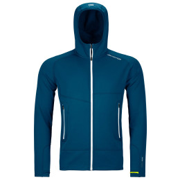 Felpa da uomo Ortovox Fleece Light Hoody blu Petrol Blue